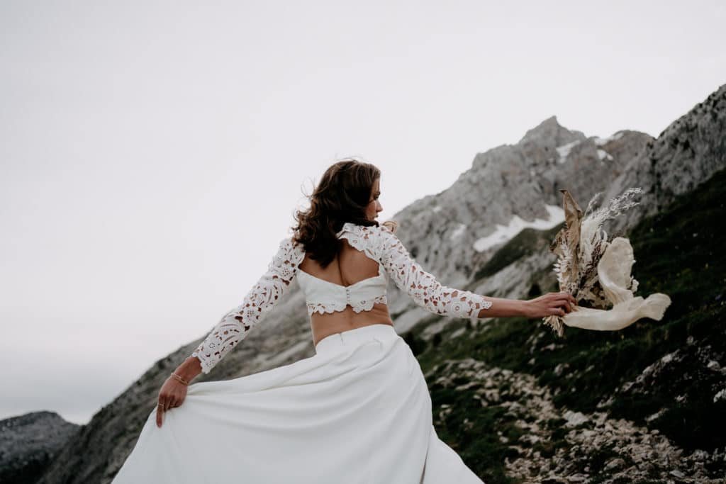 Mariée à la montagne